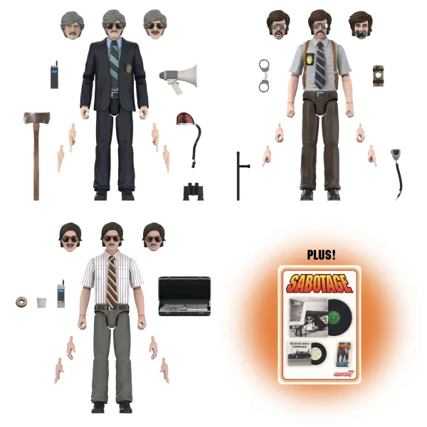 Super7 Beastie Boys Ultimates! Wave 01 - Vic Colfari, Alasondro Alegr & Nathan Wind (Sabotage)| Beastie Boys