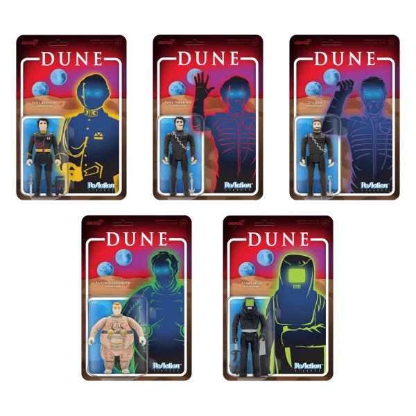 Super7 Dune Reaction Full Set - Wave 1 (Set Of 5)| Dune
