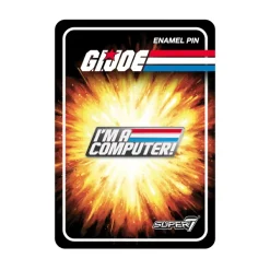 Super7 G.I. Joe Enamel Pin - I'M A Computer Psa| G.I. Joe