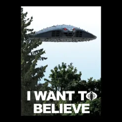 Super7 G.I. Joe I Want To Believe Mothership T-Shirt| G.I. Joe