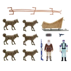 Super7 G.I. Joe Reaction Figures - Arctic Rescue Vehicle (Snake Eyes & Blind Woodsman)| G.I. Joe