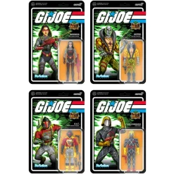 Super7 G.I. Joe Reaction Figures Wave 6 - Python Patrol (Set Of 4)| G.I. Joe