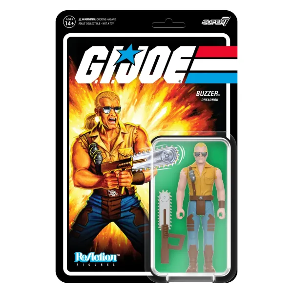 Super7 G.I. Joe Reaction Figures Wave 7 - Buzzer| G.I. Joe