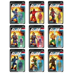 Super7 G.I. Joe Reaction Figures Wave 5 Set Of 9| G.I. Joe