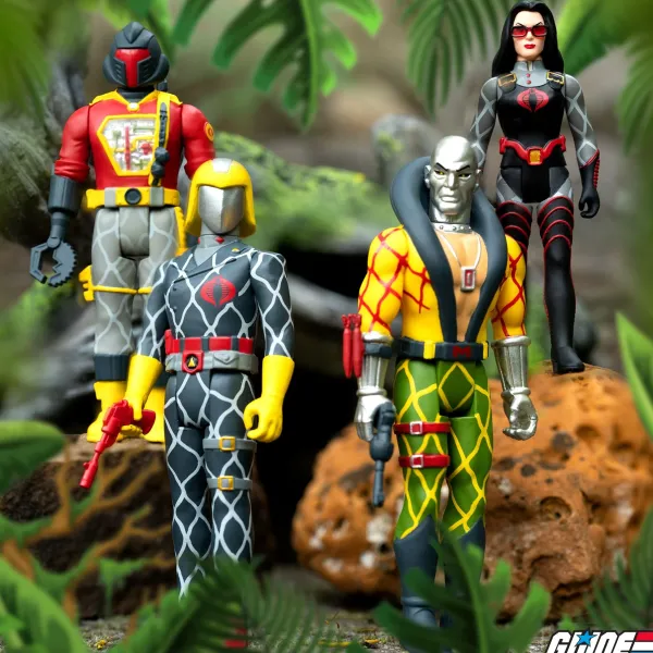 Super7 G.I. Joe Reaction Figures Wave 6 - Tiger Force & Python Patrol - Set Of 8| G.I. Joe
