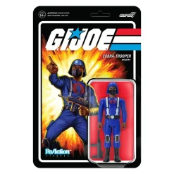 Super7 G.I. Joe Reaction Figures Wave 1 - Cobra Trooper Y-Back (Brown)| G.I. Joe