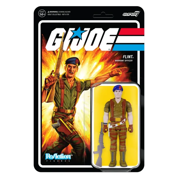Super7 G.I. Joe Reaction Figures Wave 3 - Flint| G.I. Joe