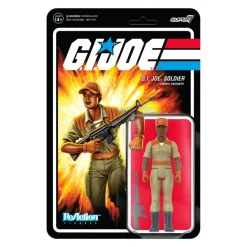 Super7 G.I. Joe Reaction Figures Wave 3 - Female Combat Engineer Short Hair (Brown)| G.I. Joe