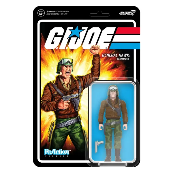 Super7 G.I. Joe Reaction Figures Wave 7 - General Hawk| G.I. Joe