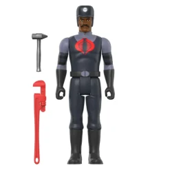 Super7 G.I. Joe Reaction Figures Wave 3 - Cobra Snakeling Factory Worker Mustache (Brown)| G.I. Joe