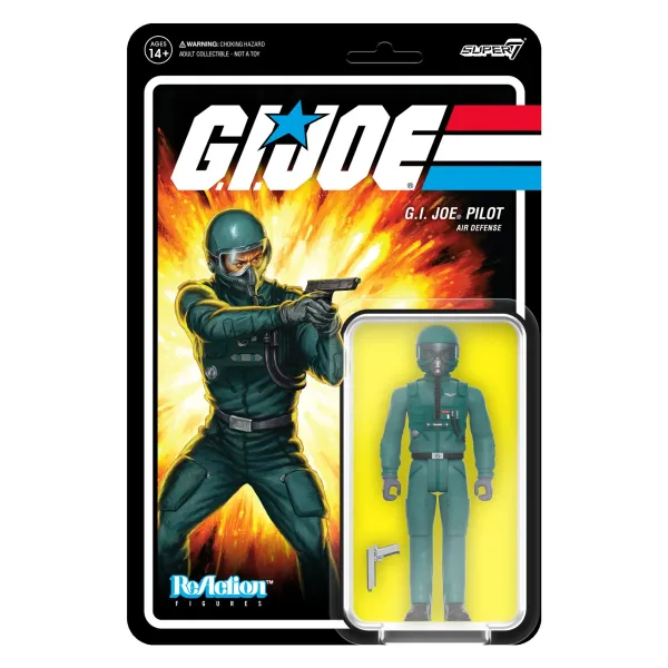 Super7 G.I. Joe Reaction Figures Wave 7 - Joe Pilot Facemask| G.I. Joe