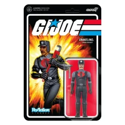 Super7 G.I. Joe Reaction Figures Wave 3 - Cobra Snakeling Factory Worker Mustache (Tan)| G.I. Joe