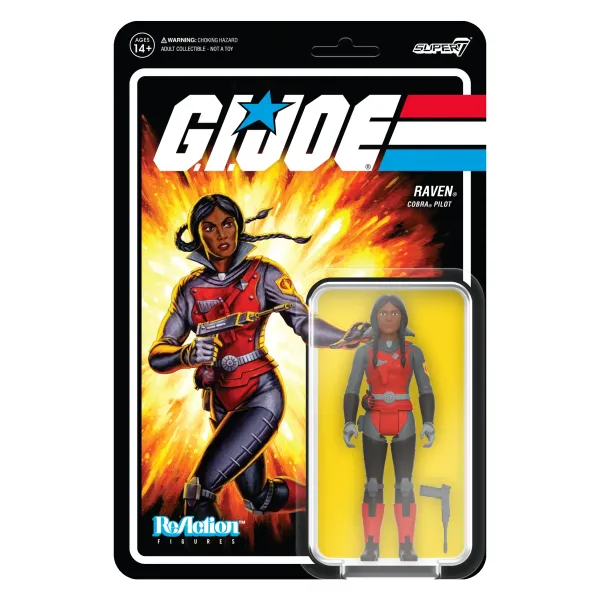 Super7 G.I. Joe Reaction Figures Wave 5 - Raven| G.I. Joe