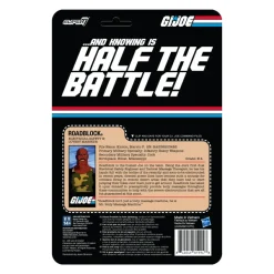 Super7 G.I. Joe Reaction Figures Wave 3 - Roadblock Psa| G.I. Joe