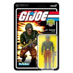 Super7 G.I. Joe Reaction Figures Wave 6 - Tiger Force Greenshirt Goggles Down (Brown)| G.I. Joe