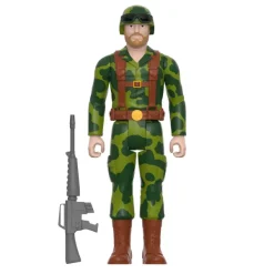Super7 G.I. Joe Reaction Figures Wave 4 - Trooper Beard (Pink)| G.I. Joe