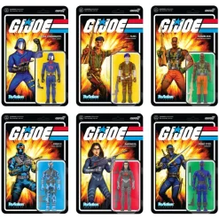 Super7 G.I. Joe Reaction Figures Wave 3 - Core Set Of 6| G.I. Joe