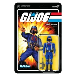 Super7 G.I. Joe Reaction Figures Wave 1 - Cobra Trooper H-Back (Pink)| G.I. Joe