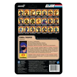 Super7 G.I. Joe Reaction Wave 4 - Cobra Female Trooper Long Blonde Hair (Pink)| G.I. Joe