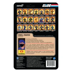 Super7 G.I. Joe Reaction Wave 4 - Cobra Female Trooper Short Black Hair (Dk Brown)| G.I. Joe