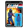 Super7 G.I. Joe Reaction Wave 4 - Cobra Female Trooper Medium Black Hair (Dk Brown)| G.I. Joe