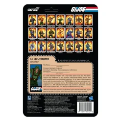 Super7 G.I. Joe Reaction Wave 4 - Trooper Clean Shaven (Pink)| G.I. Joe
