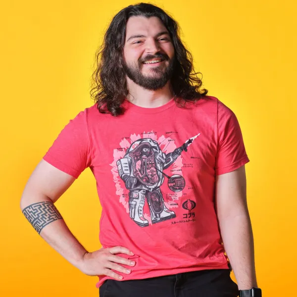 Super7 G.I. Joe Snake Armor Dissection T-Shirt| G.I. Joe