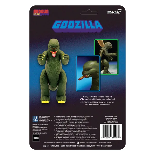 Super7 Godzilla Reaction Figure - Shogun (Dark Green)| Godzilla