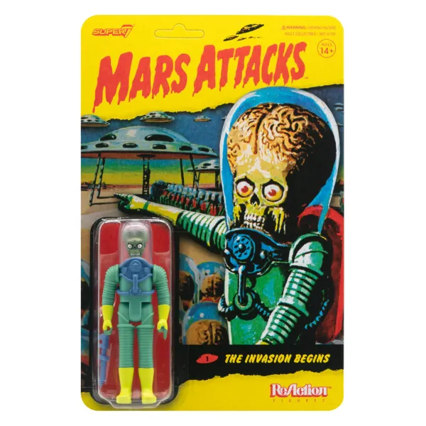 Super7 Mars Attacks Reaction Figure - The Invasion Begins| Mars Attacks