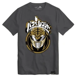 Super7 Mighty Morphin Power Rangers T-Shirts - White Ranger Helmet| Mighty Morphin Power Rangers