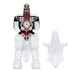 Super7 Mighty Morphin Power Rangers Super Cyborg - Dragonzord (Clear)| Mighty Morphin Power Rangers