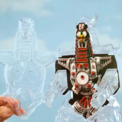 Super7 Mighty Morphin Power Rangers Super Cyborg - Dragonzord (Clear)| Mighty Morphin Power Rangers