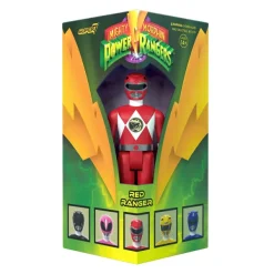 Super7 Mighty Morphin Power Rangers Reaction Sdcc 2023 - Red Ranger [Triangle Box] [Sdcc 2023]| Mighty Morphin Power Rangers