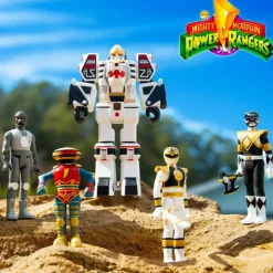 Super7 Mighty Morphin Power Rangers Reaction Figures Wave 4 - Set Of 5| Mighty Morphin Power Rangers