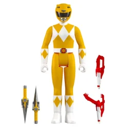 Super7 Mighty Morphin Power Rangers Reaction Figure Wave 3 - Yellow Ranger| Mighty Morphin Power Rangers