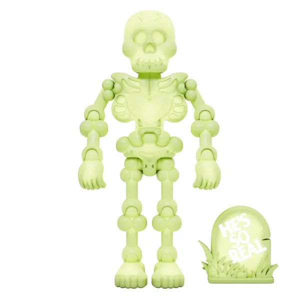 Super7 Mr. Bones Reaction - Mr. Bones (Glow)| Mr. Bones