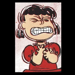 Super7 Peanuts T-Shirt - Angry Lucy| Peanuts