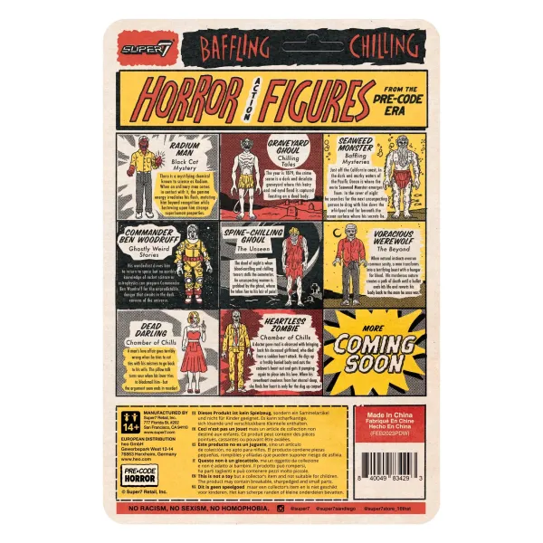 Super7 Pre-Code Horror Reaction Figures Wave 02 - Chamber Of Chills 23 - Heartless Zombie| Pre-Code Horror