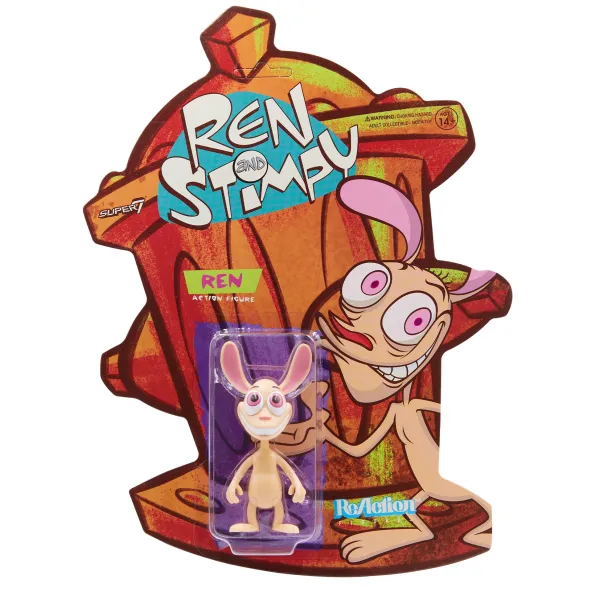 Super7 Ren & Stimpy Reaction Figure Wave 1- Ren| Ren & Stimpy