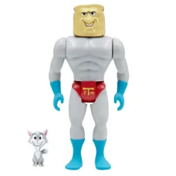 Super7 Ren & Stimpy Reaction Figure Wave 1 - Powdered Toast Man| Ren & Stimpy