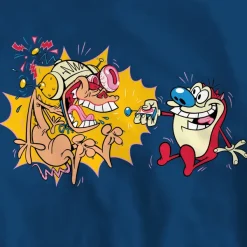 Super7 Ren & Stimpy T-Shirt - Happy Happy, Joy Joy| Ren & Stimpy