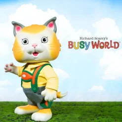 Super7 Richard Scarry Supersize Vinyl Figure - Huckle Cat| Richard Scarry