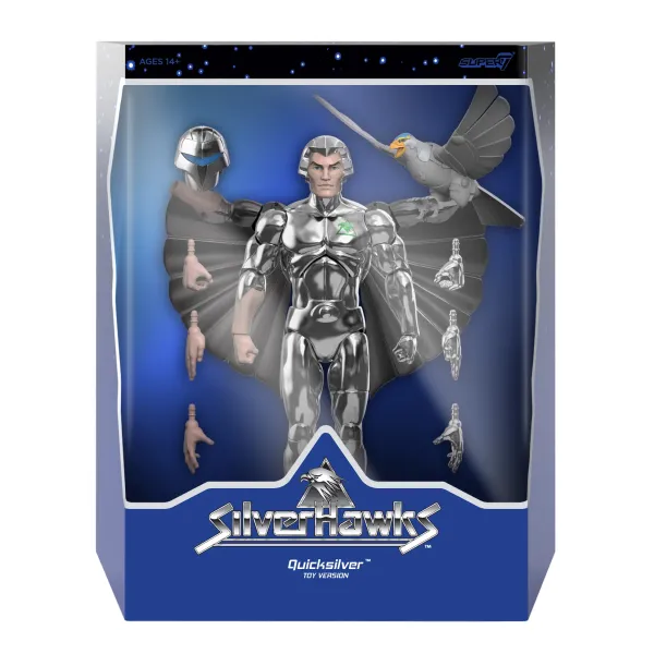 Super7 Silverhawks Ultimates! Wave 04 - Quicksilver (Toy Version)| Silverhawks