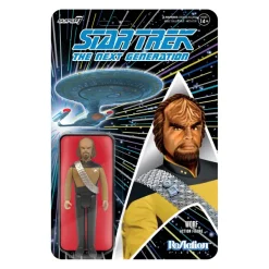 Super7 Star Trek: The Next Generation Reaction Figure Wave 1 - Worf| Star Trek