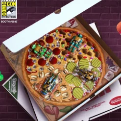 Super7 Teenage Mutant Ninja Turtles Reaction -Pizza Box 4-Pack (Sdcc 2019)| Teenage Mutant Ninja Turtles