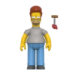 Super7 The Simpsons Reaction Figures Wave 04 (Tree House Of Horror V2) - Hell Toupee Homer| The Simpsons
