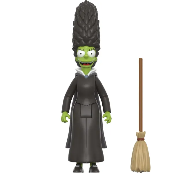 Super7 The Simpsons Reaction Figures Wave 04 (Tree House Of Horror V2) - Witch Marge| The Simpsons