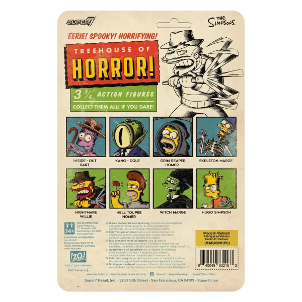 Super7 The Simpsons Reaction Figures Wave 04 (Tree House Of Horror V2) - Nightmare Willie| The Simpsons
