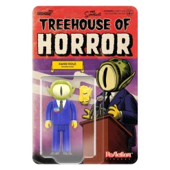 Super7 The Simpsons Reaction W3 - Treehouse Of Horror - Alien President| The Simpsons
