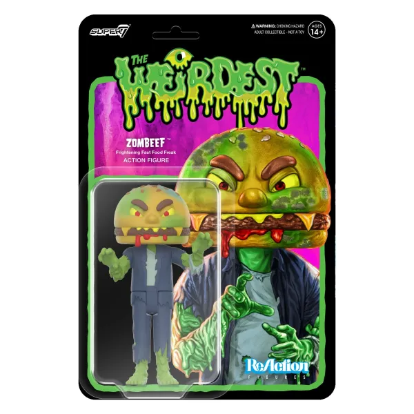 Super7 The Weirdest Reaction Figures Wave 05 - Zombeef (Rotten Rangers)| The Weirdest